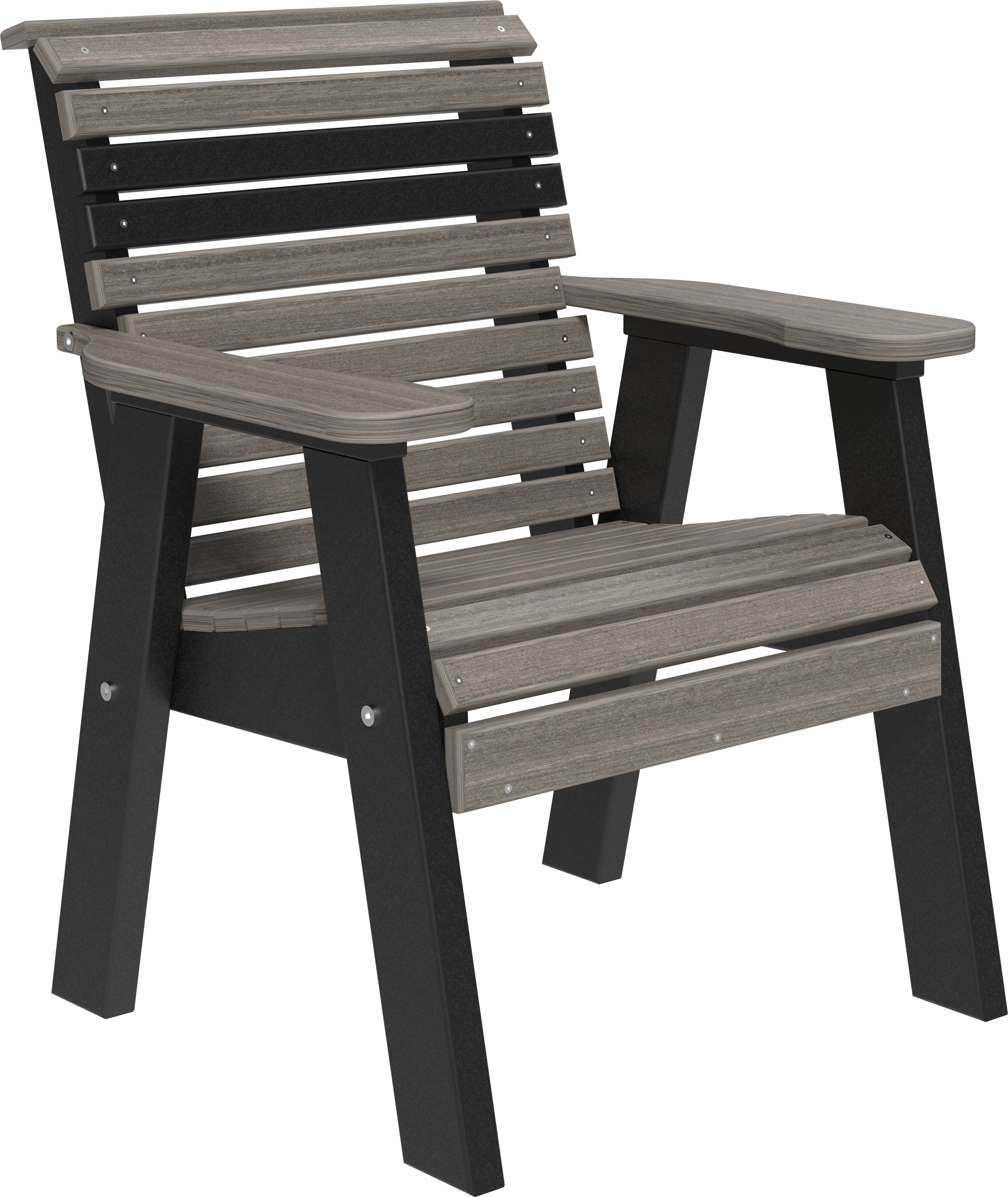 LuxCraft Poly Composite Rollback Outdoor Arm Chair