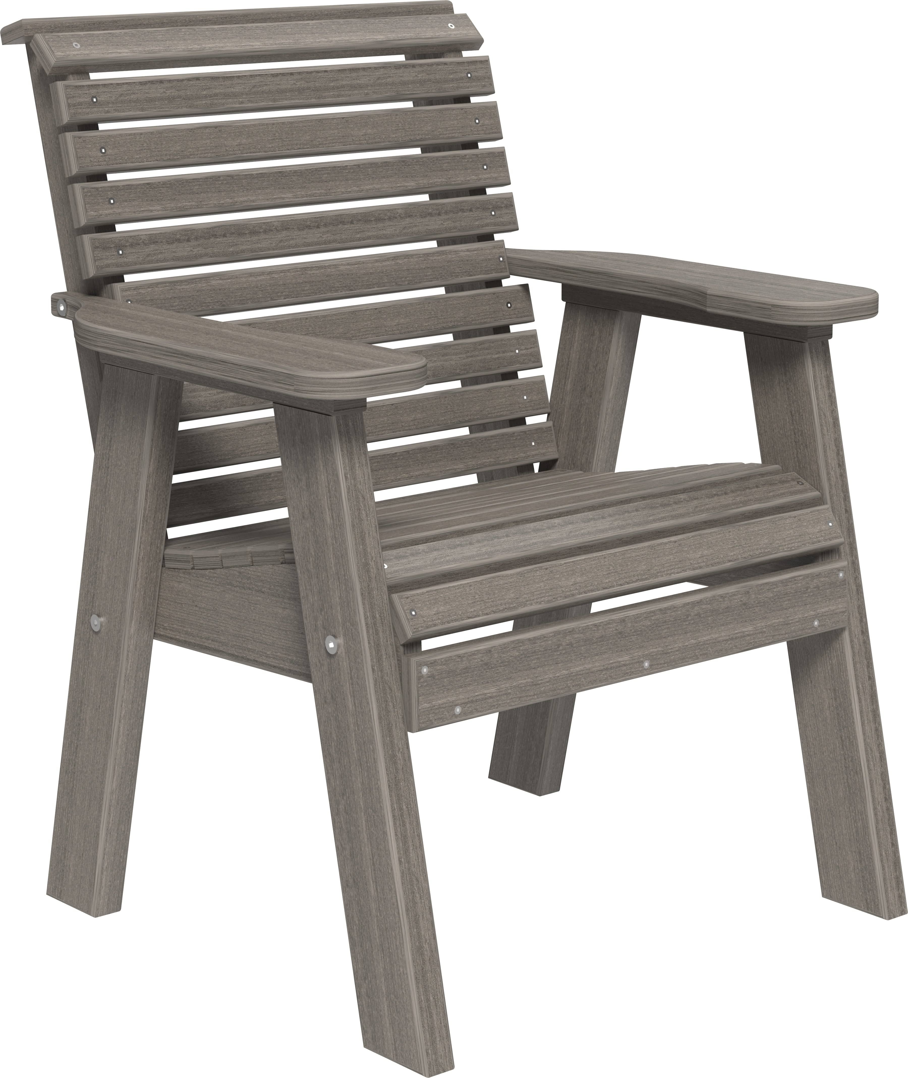 LuxCraft Poly Composite Rollback Outdoor Arm Chair