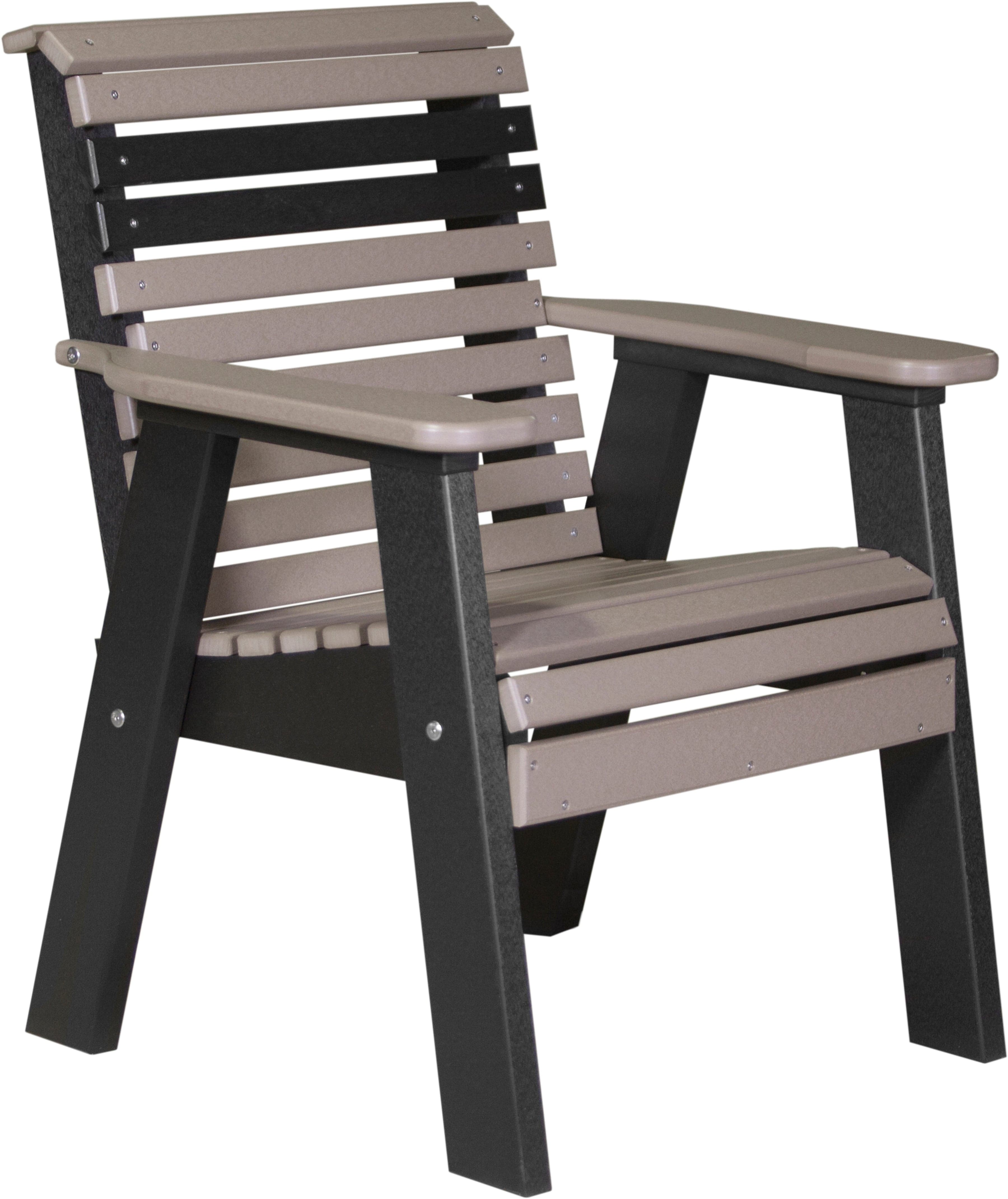 LuxCraft Poly Composite Rollback Outdoor Arm Chair