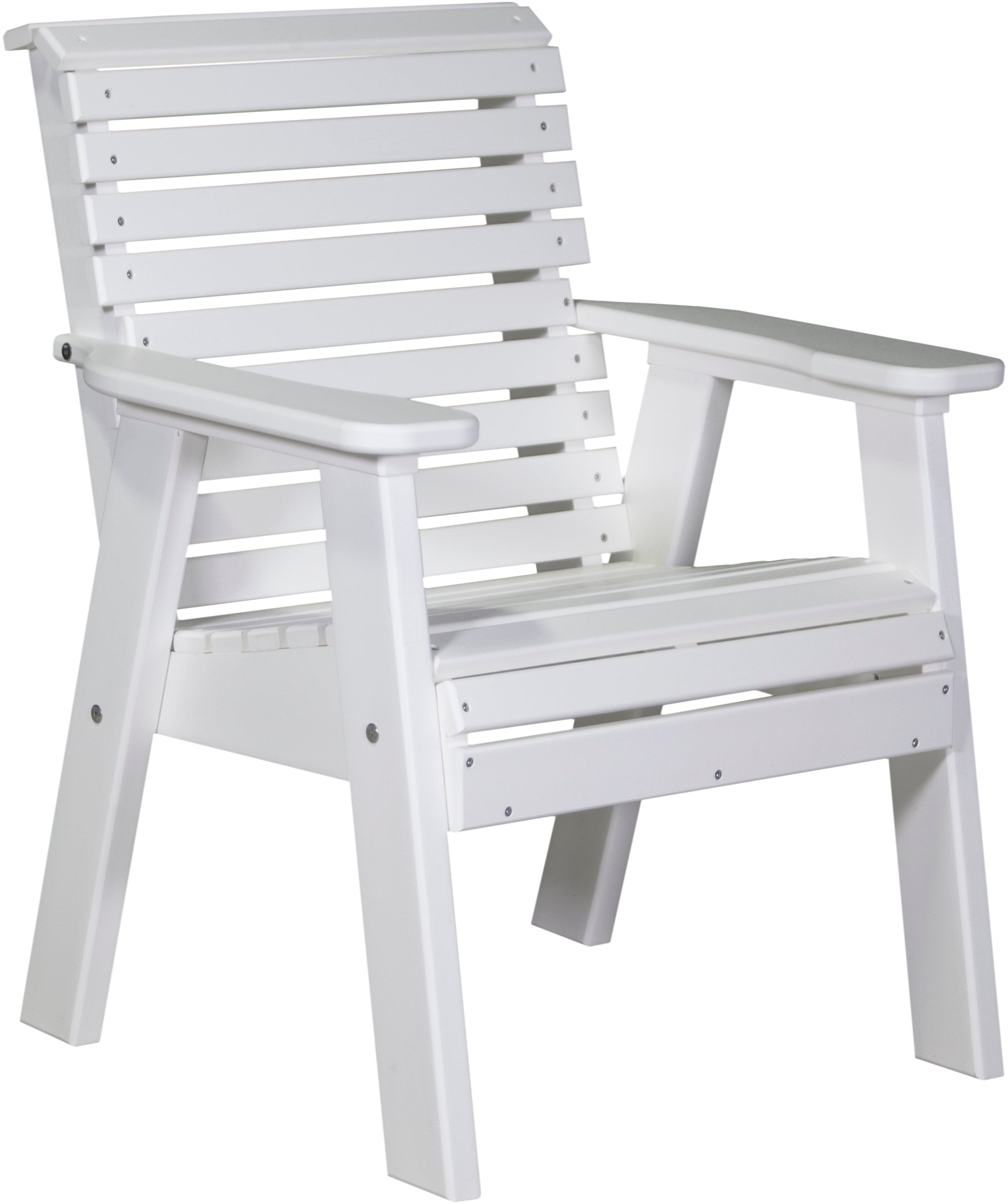 LuxCraft Poly Composite Rollback Outdoor Arm Chair