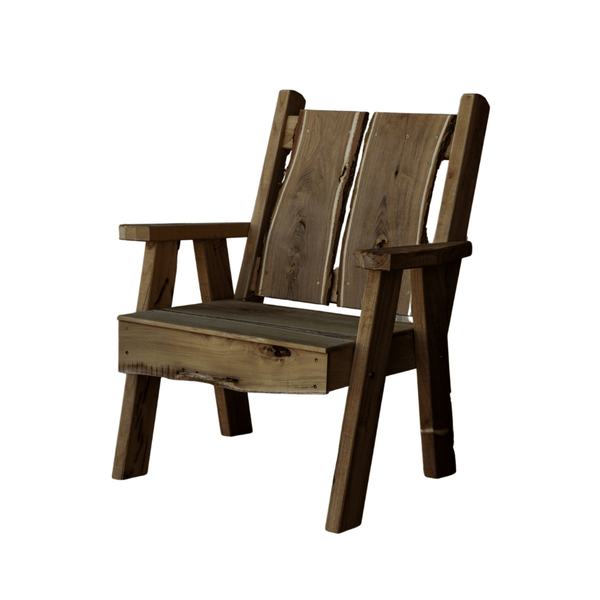 Keystone Amish Co. Palmer Live Edge Outdoor Chair
