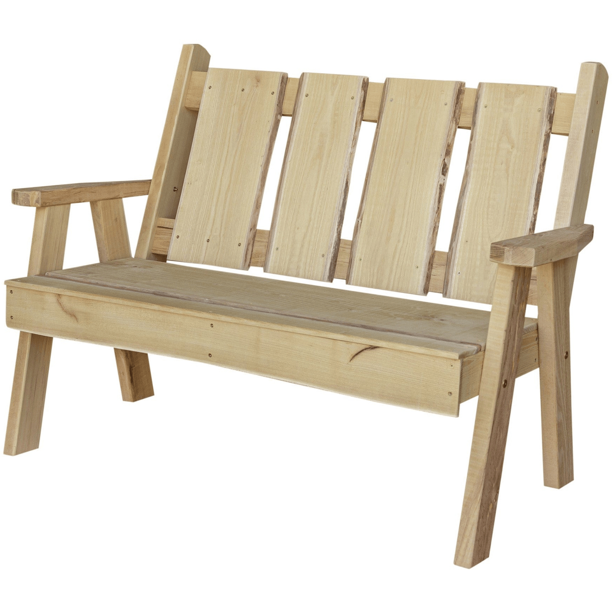 Keystone Amish Co. Palmer Live Edge Garden Bench