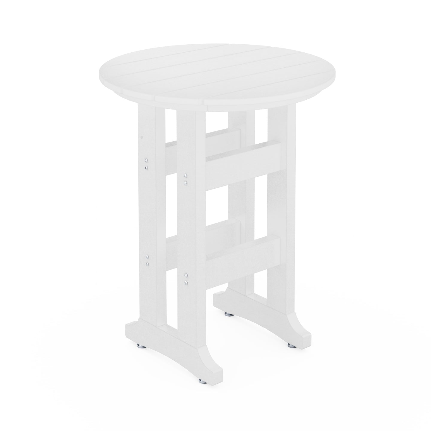 SoPoly 30" Round Poly Counter Height Dining Table