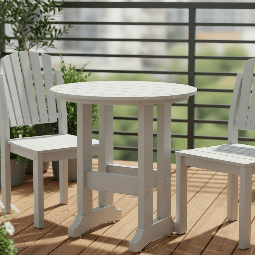 SoPoly 30" Round Poly Dining Table