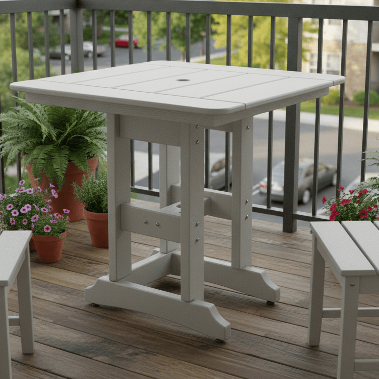 SoPoly 33" Savannah Square Poly Dining Table