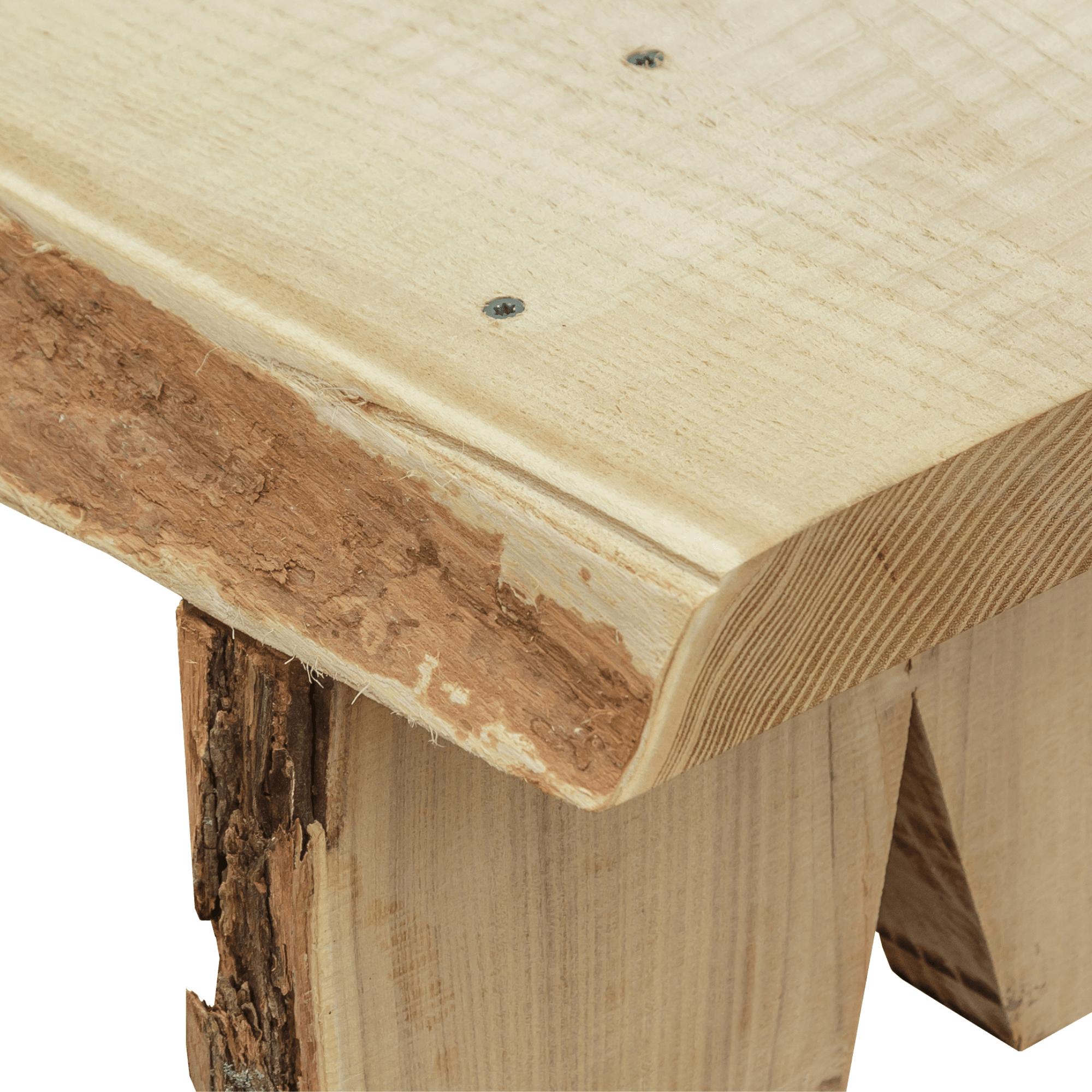 Keystone Amish Co. Palmer Live Edge Flower Pot Bench