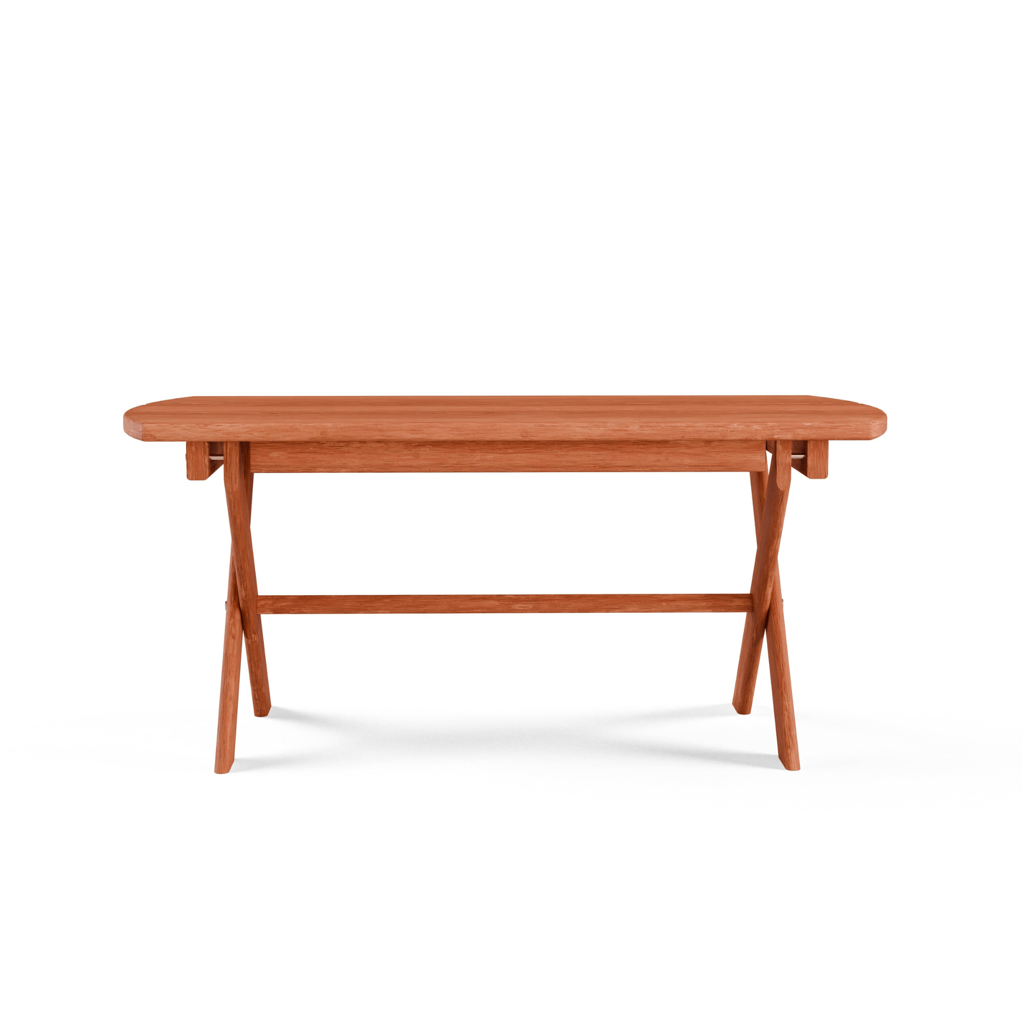 Keystone Amish Co. Folding Oval Red Cedar Coffee Table