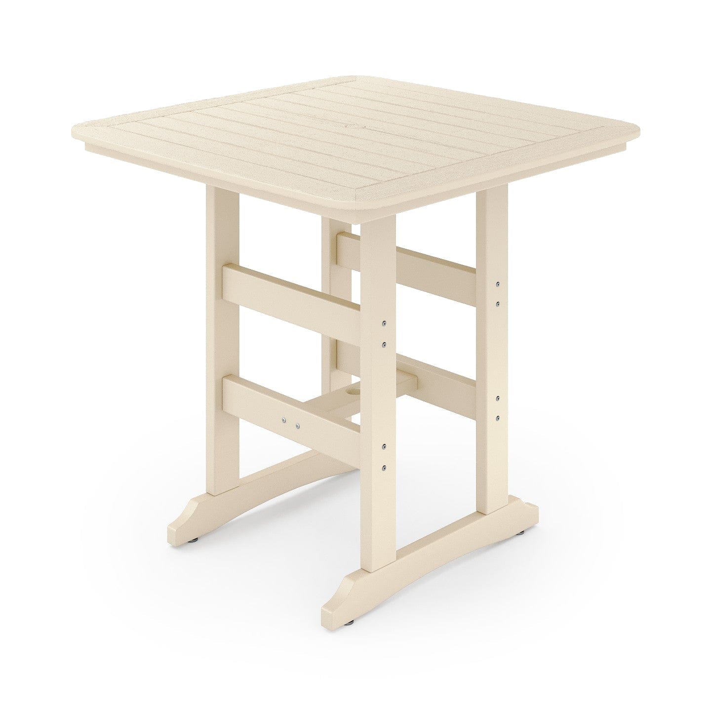 SoPoly St. Simons 44" Poly Square Bar Table
