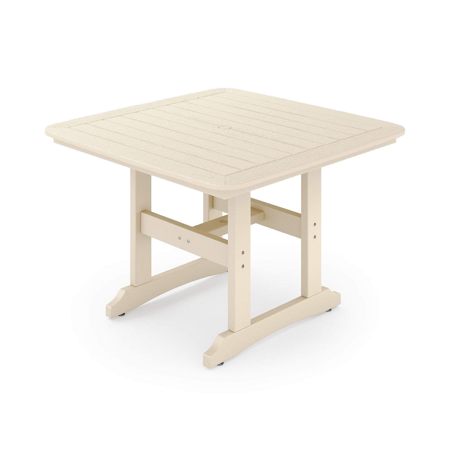 SoPoly St. Simons 44" Square Poly Outdoor Dining Table