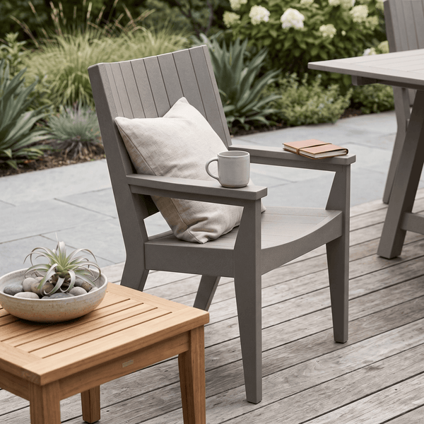 Berlin Gardens Mayhew Outdoor Poly Lumber Chat Dining Chair