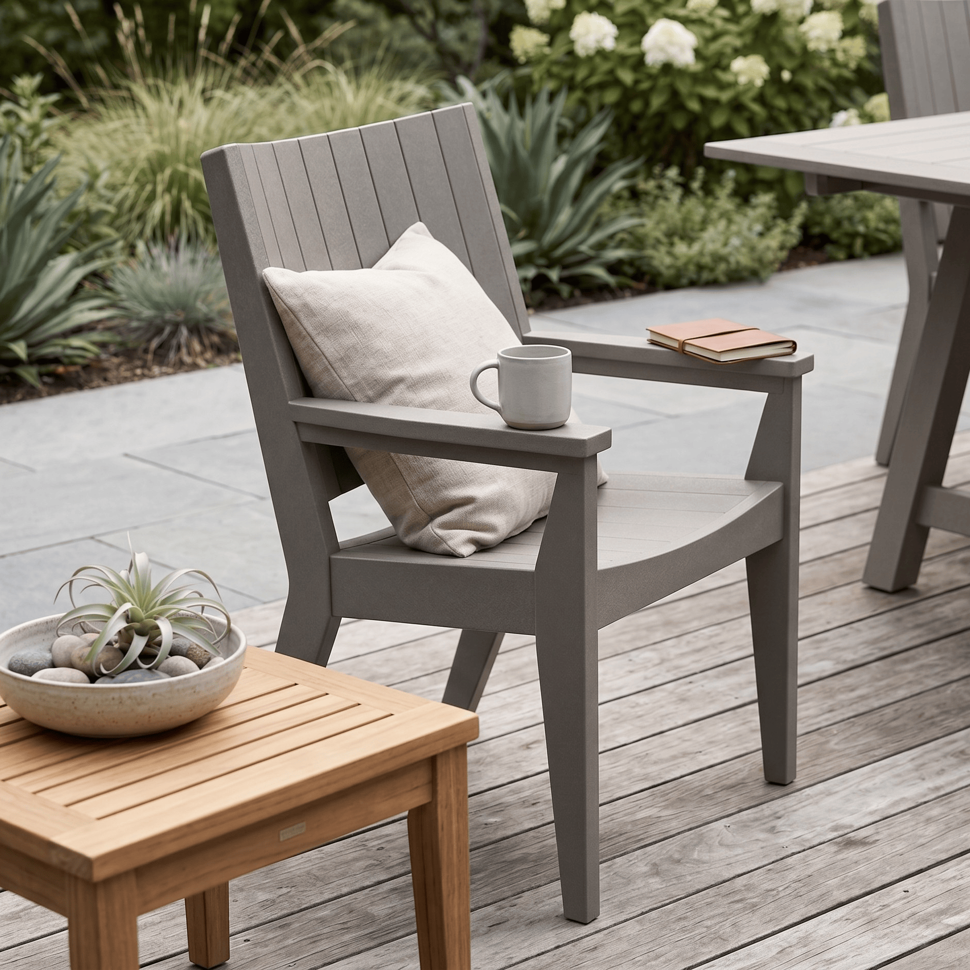 Berlin Gardens Mayhew Outdoor Poly Lumber Chat Dining Chair