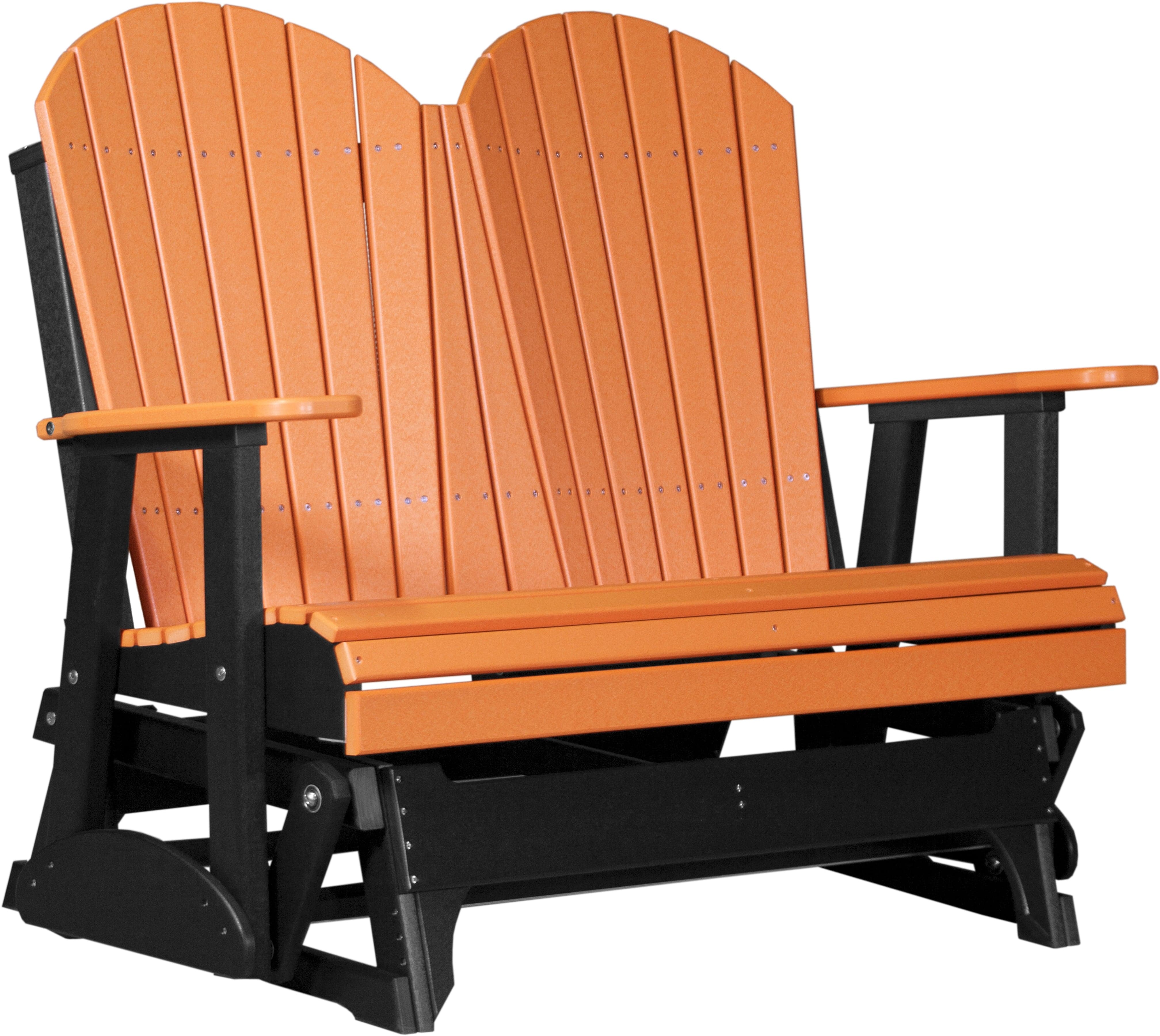 LuxCraft Adirondack 4-Foot Poly Composite Patio Glider