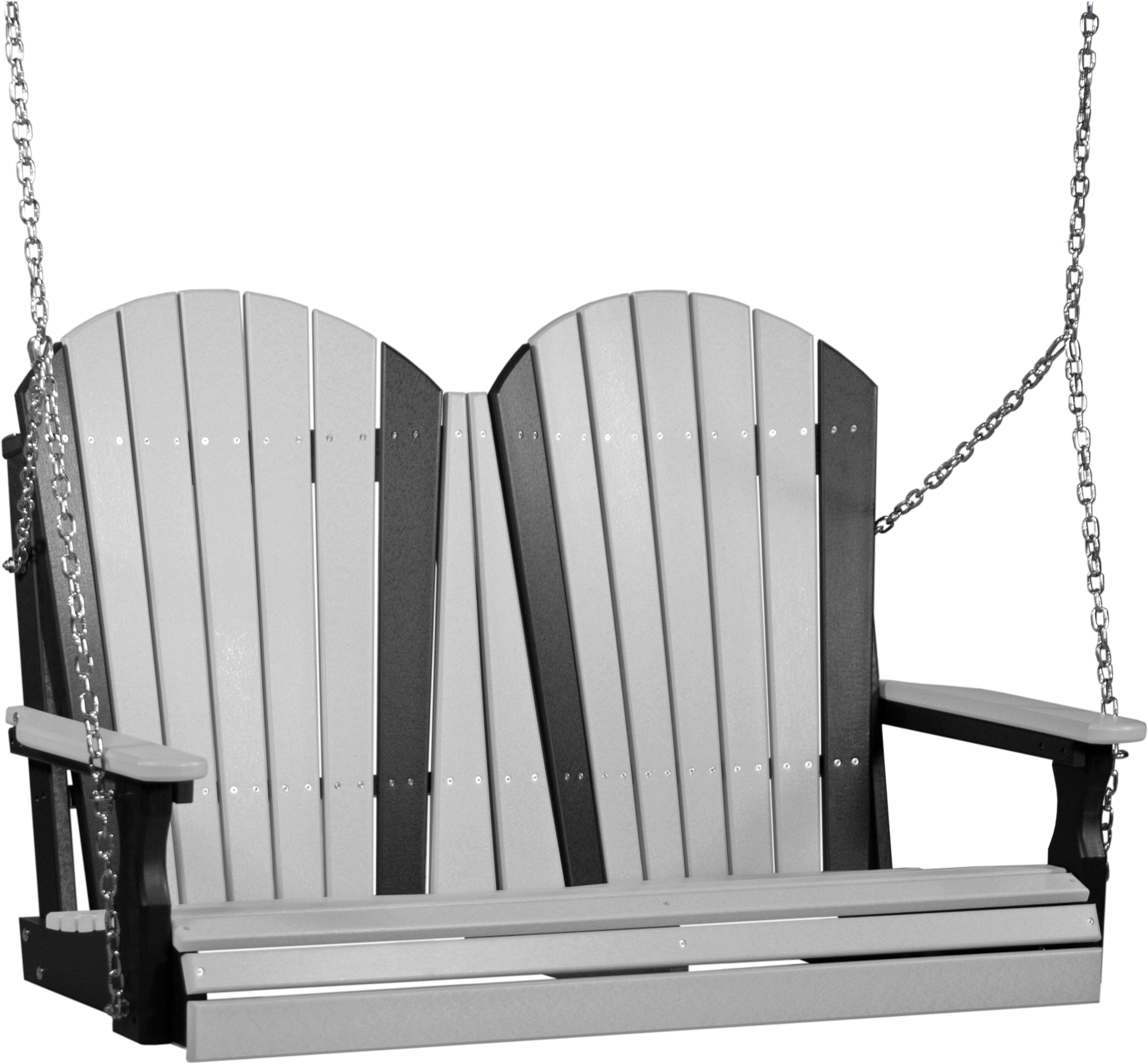LuxCraft Adirondack 4-Foot Poly Composite Porch Swing