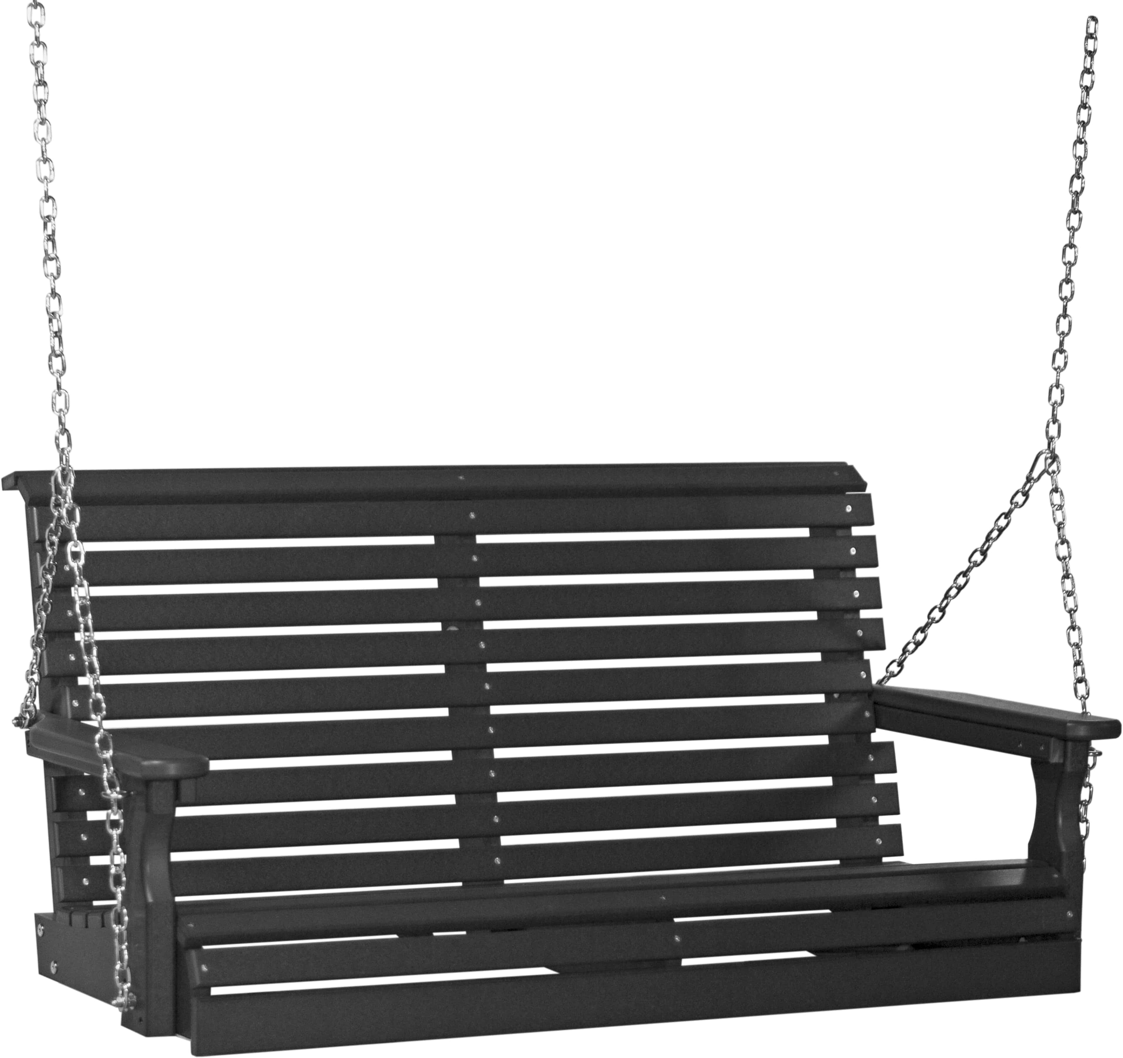 LuxCraft Rollback 4-Foot Poly Composite Porch Swing