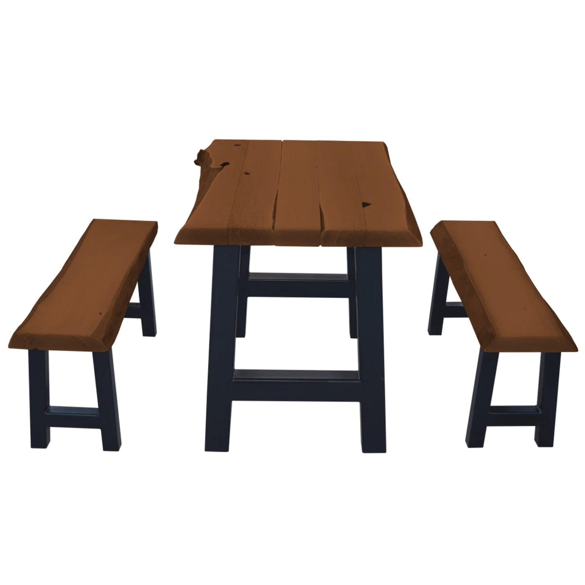 Keystone Amish Co. Elsmere Table and Bench Dining Set
