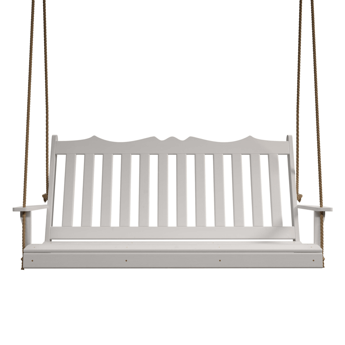 Keystone Amish Co. 4 Foot York Porch Swing, White