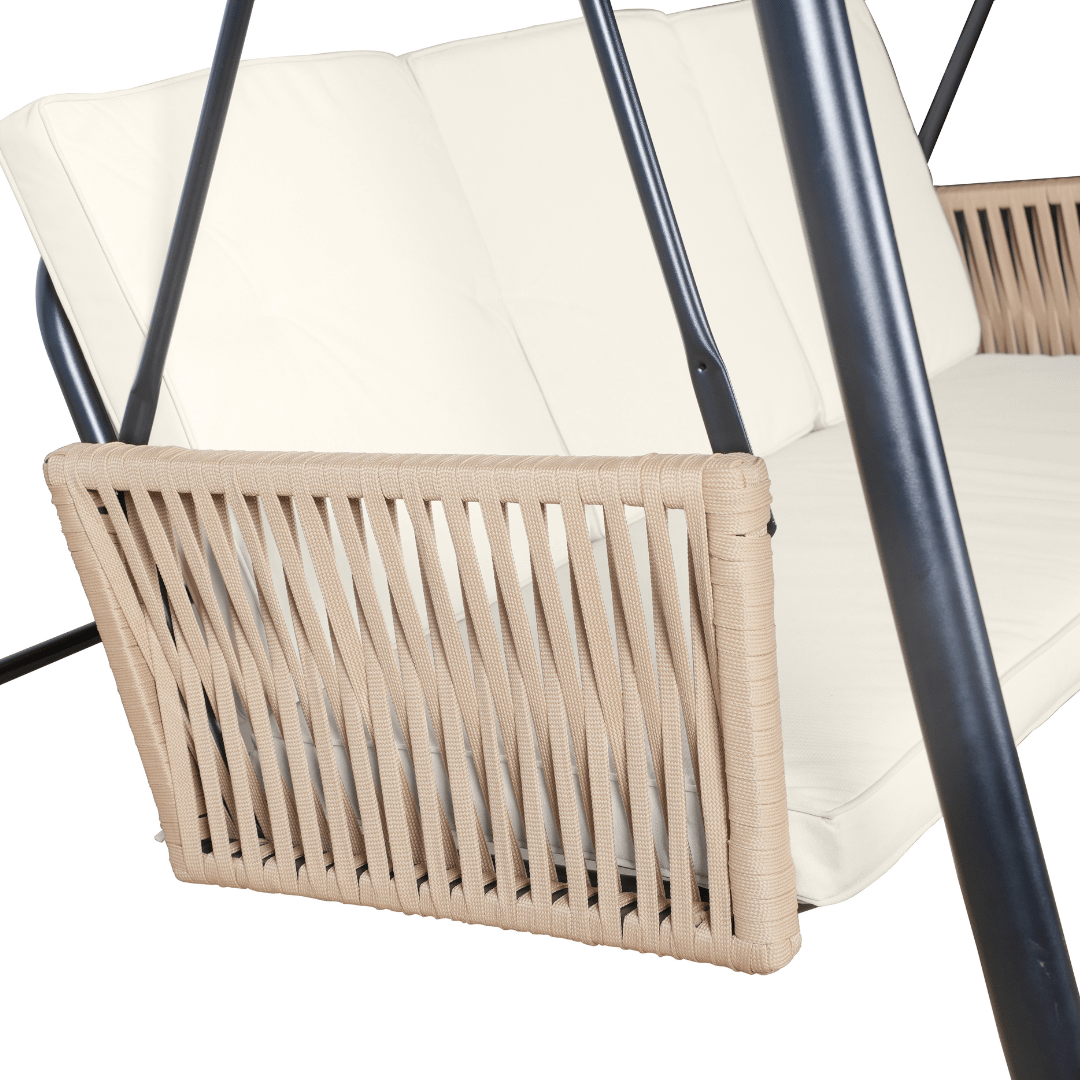 East Green Parker Patio Swing with Canopy Stand