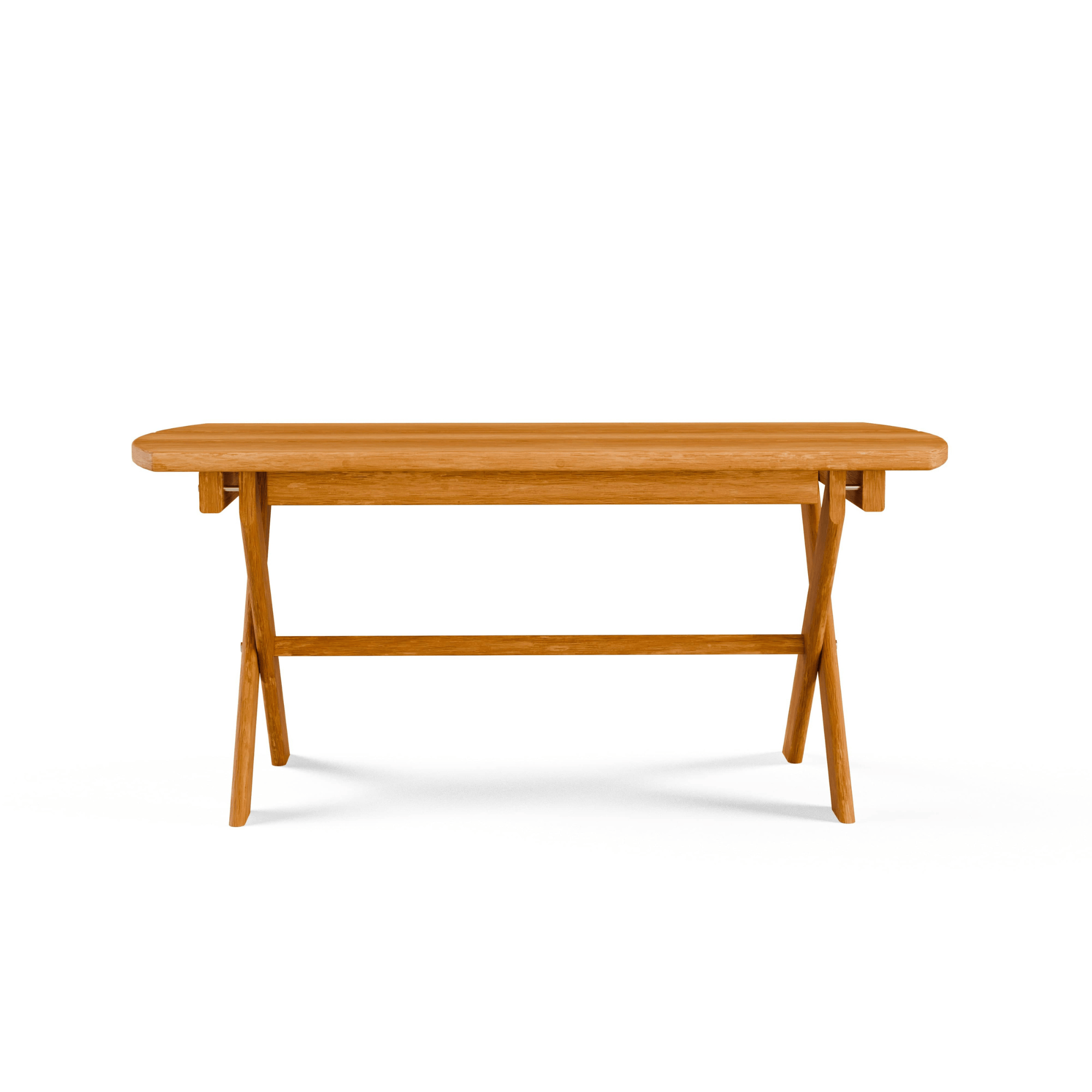 Keystone Amish Co. Folding Oval Red Cedar Coffee Table