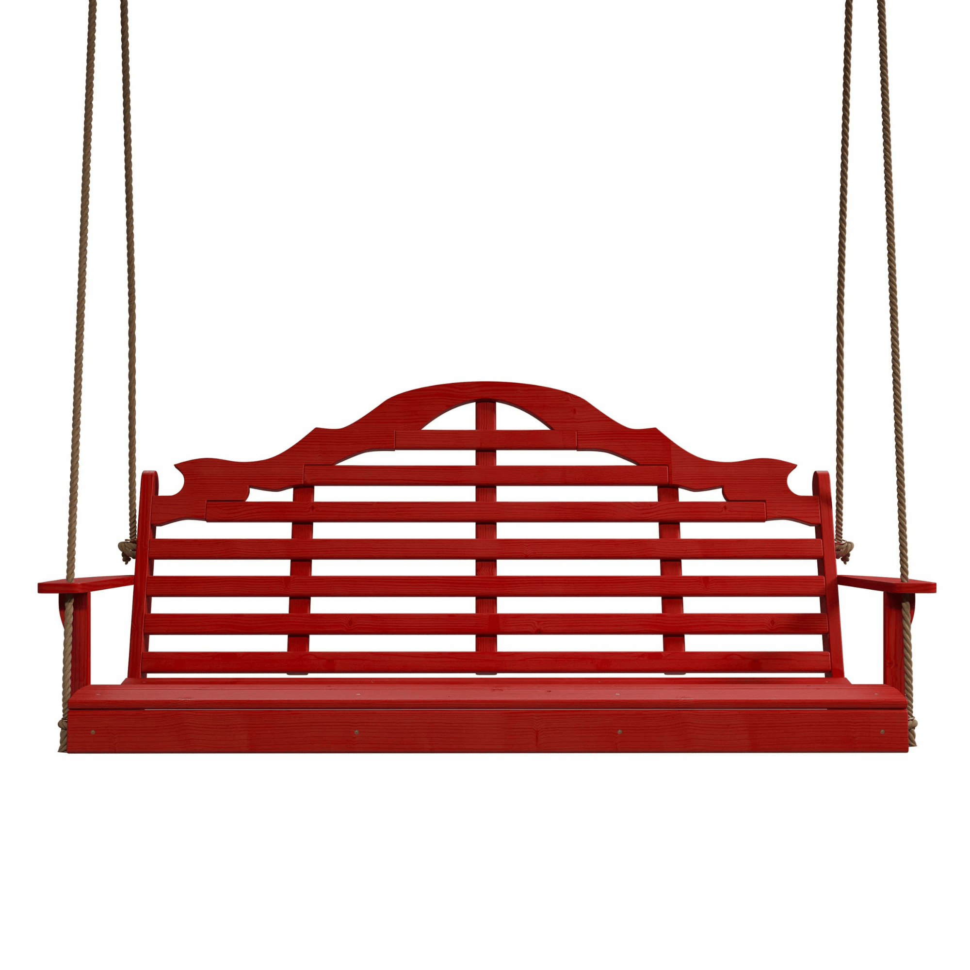 Keystone Amish Co. 5 Foot Milan Porch Swing, Red