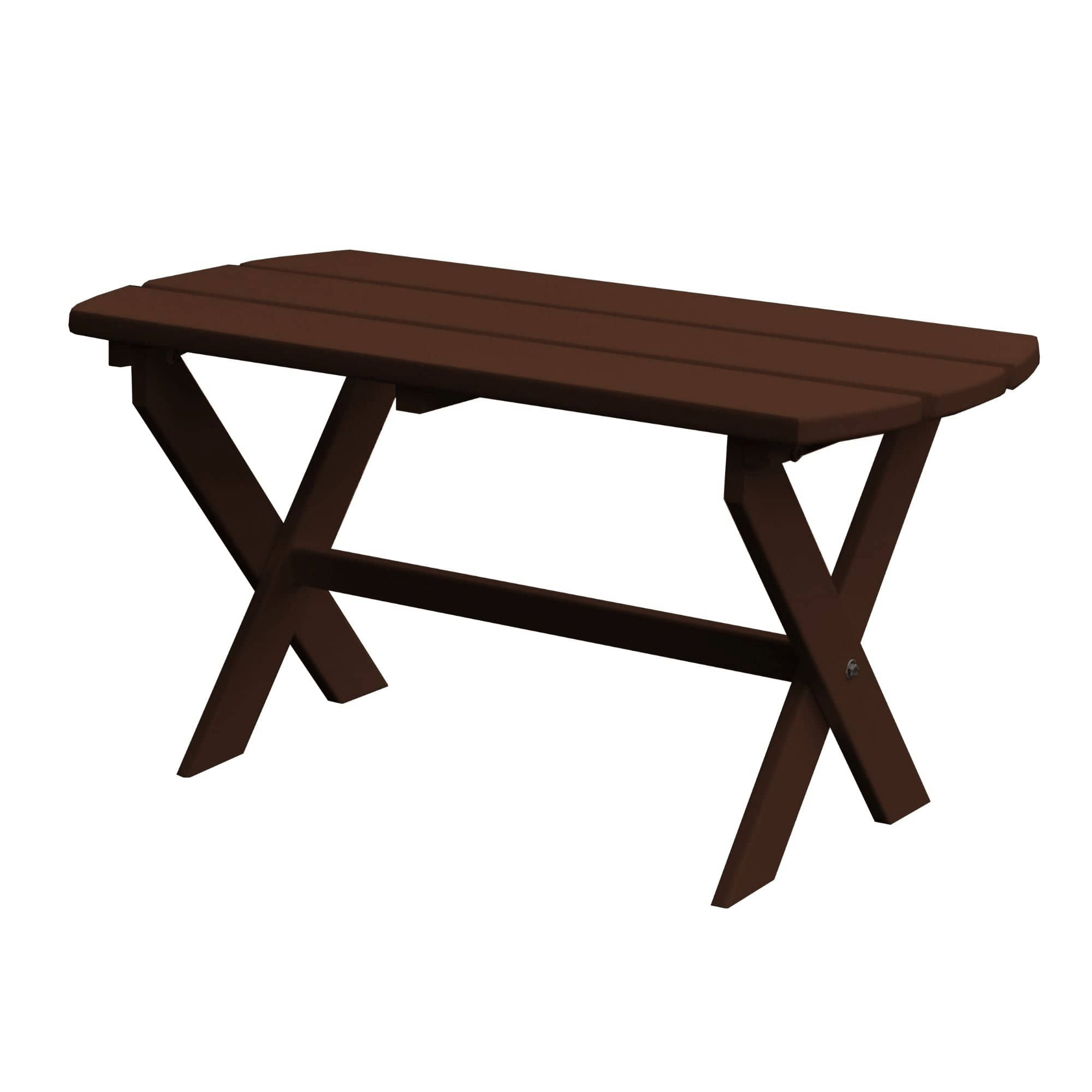 Keystone Amish Co. Poly Folding Oval Coffee Table