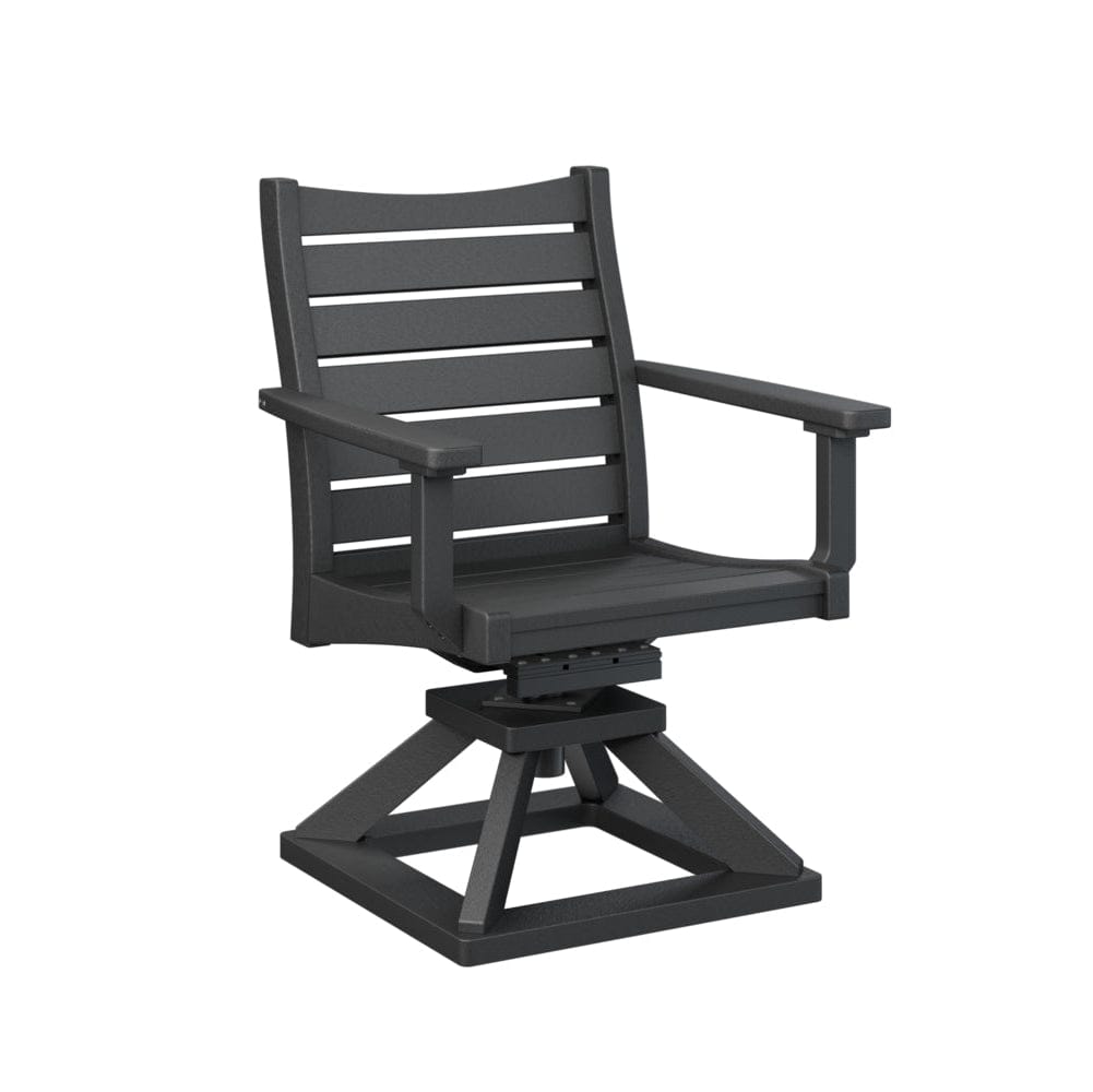 Berlin Gardens Bristol Swivel Rocker Poly Lumber Dining Chair