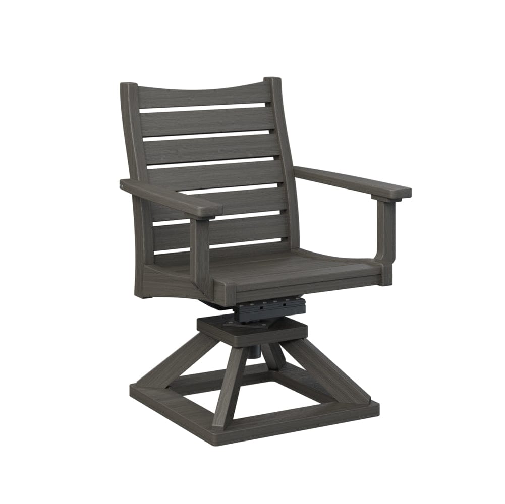 Berlin Gardens Bristol Swivel Rocker Poly Lumber Dining Chair