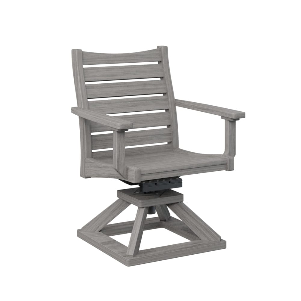 Berlin Gardens Bristol Swivel Rocker Poly Lumber Dining Chair