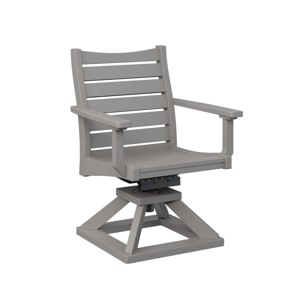 Berlin Gardens Bristol Swivel Rocker Poly Lumber Dining Chair