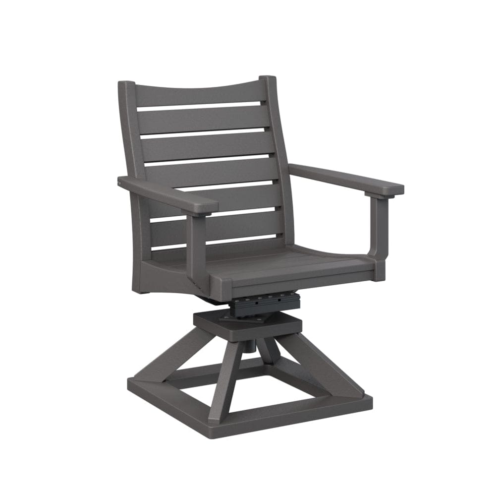 Berlin Gardens Bristol Swivel Rocker Poly Lumber Dining Chair