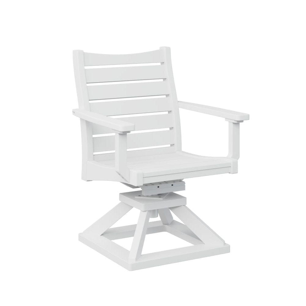Berlin Gardens Bristol Swivel Rocker Poly Lumber Dining Chair