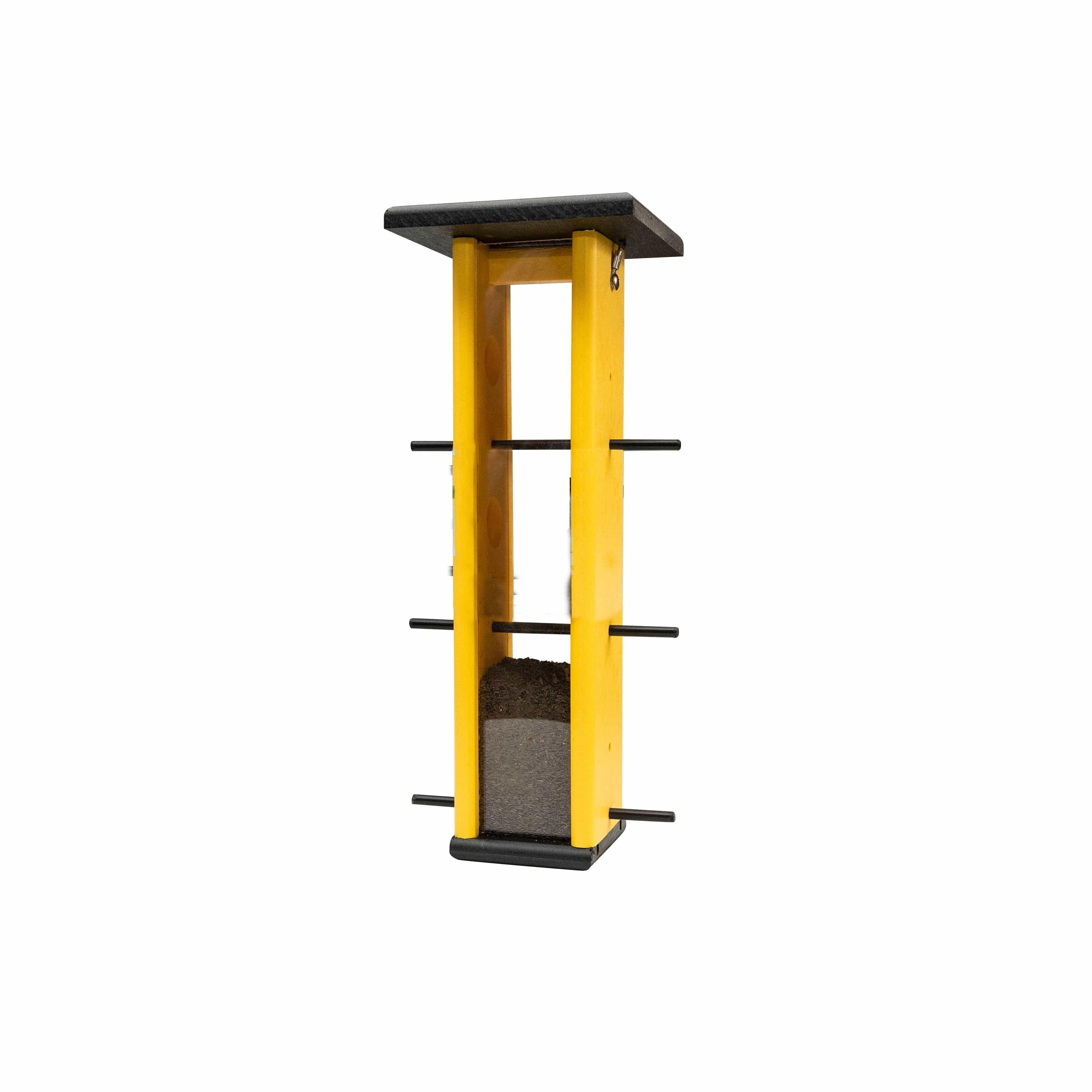 Stratton Field Poly Lumber Hanging Finch Feeder with Plexiglass Tube