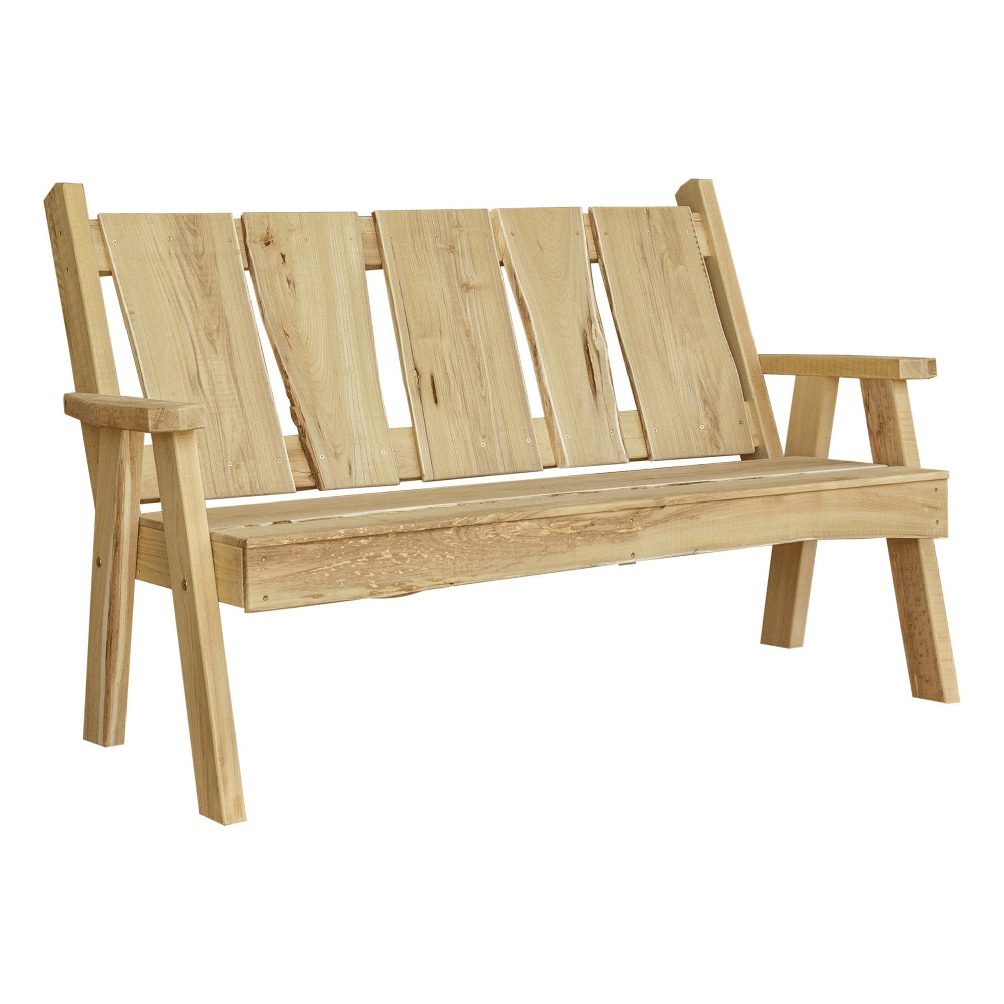 Keystone Amish Co. Palmer Live Edge Garden Bench