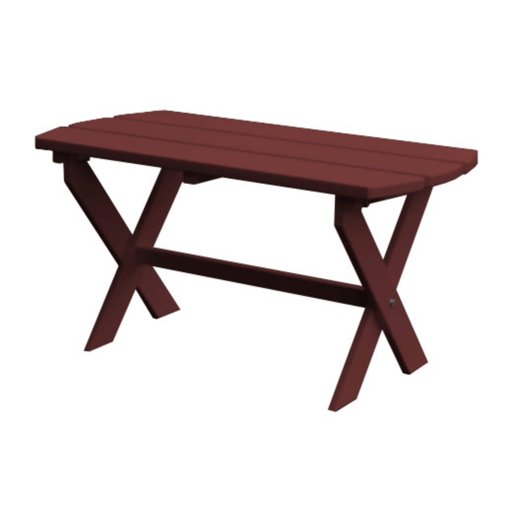 Keystone Amish Co. Poly Folding Oval Coffee Table
