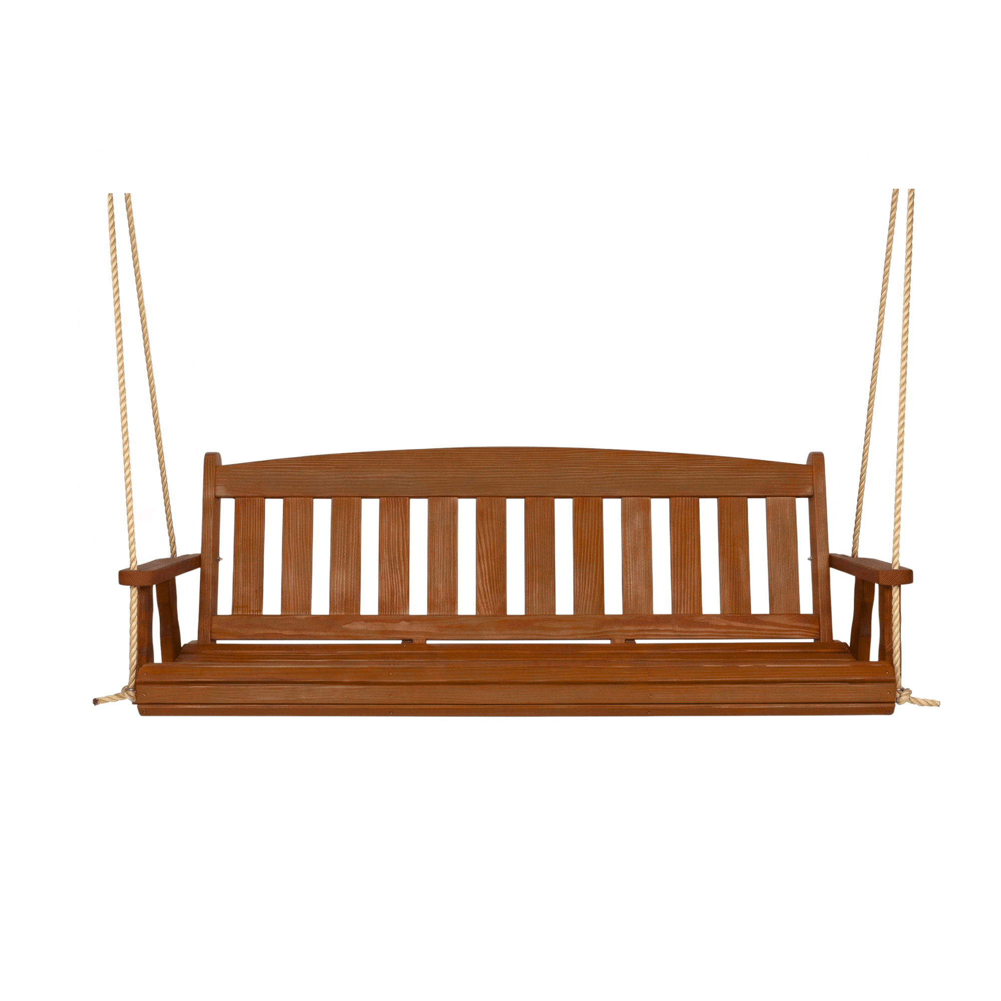 Amish Casual 6 Foot Cedar Stain Mission Porch Swing