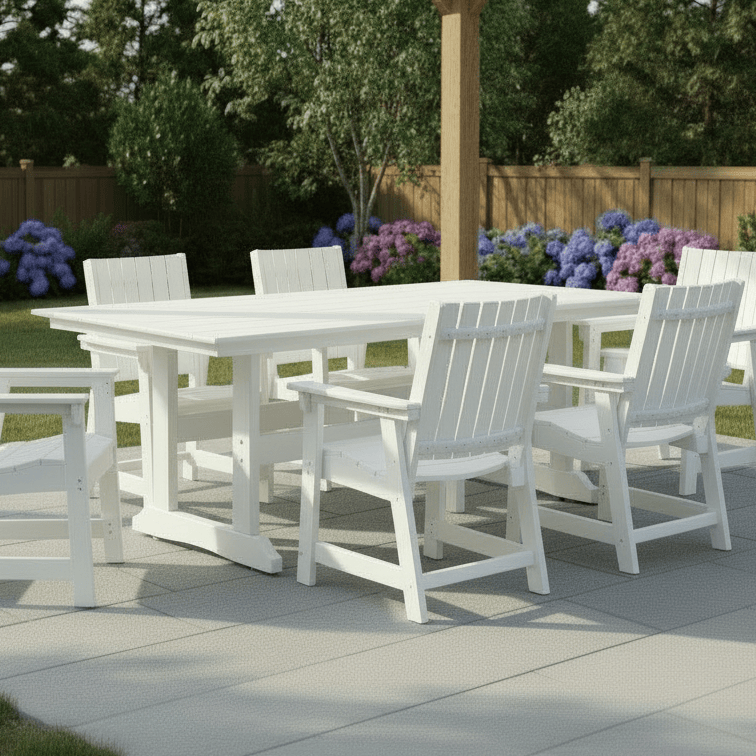 SoPoly Savannah 72" Farmhouse Poly Dining Table