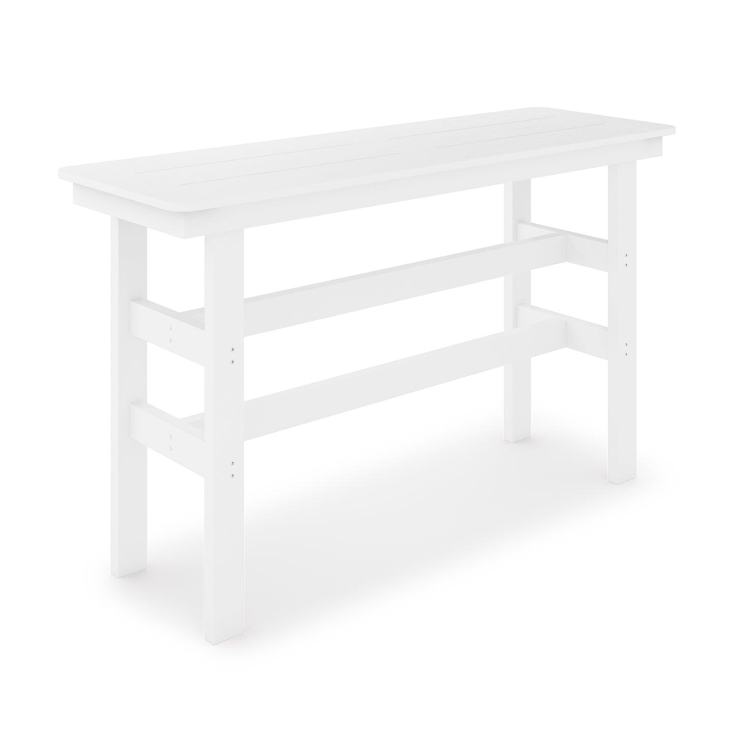 SoPoly 72" Bar Height Poly Balcony Table