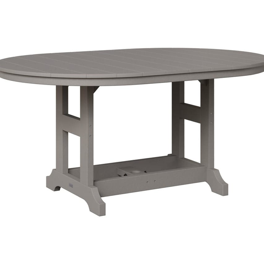 Berlin Gardens Outdoor 64" Oblong Poly Dining Table
