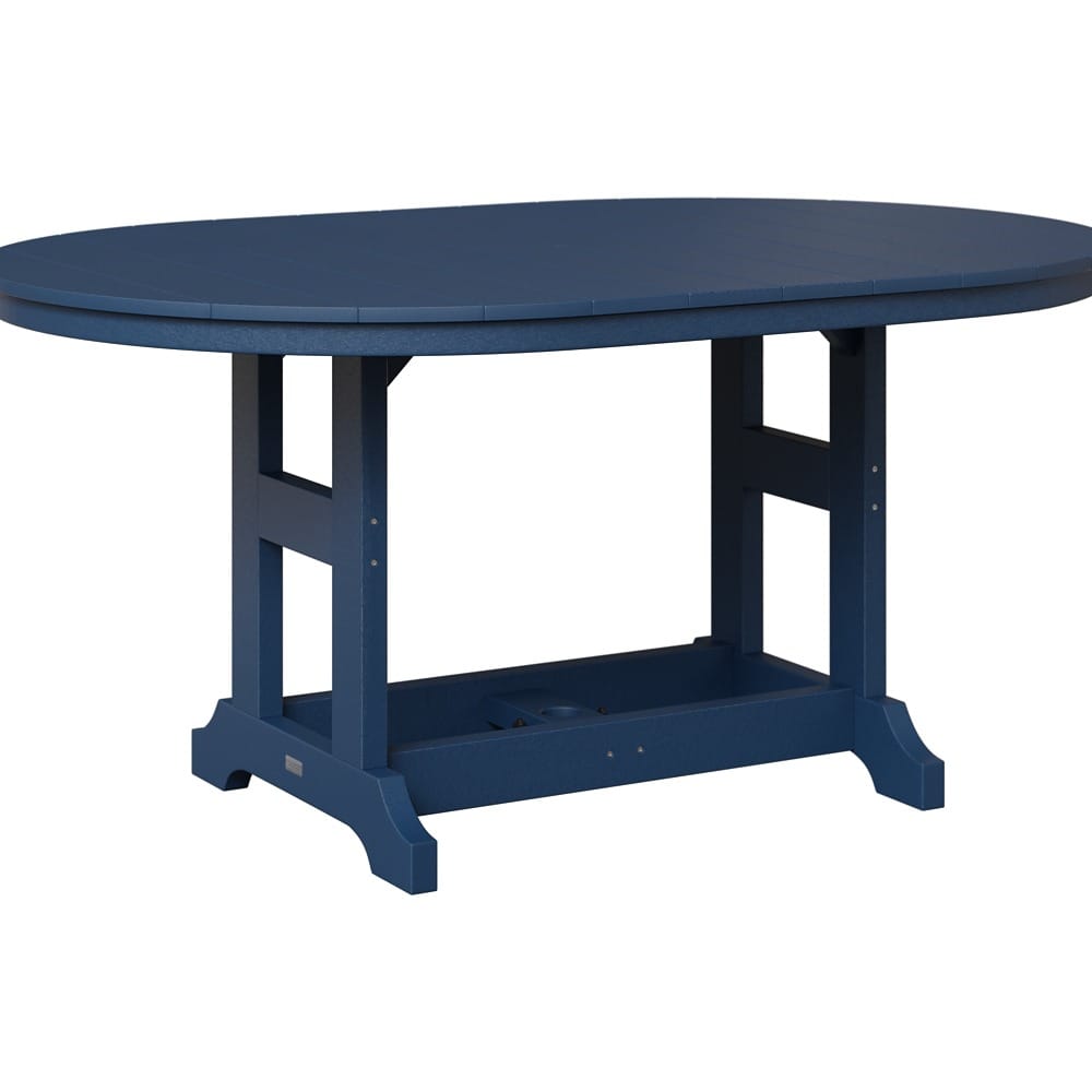 Berlin Gardens Outdoor 64" Oblong Poly Dining Table
