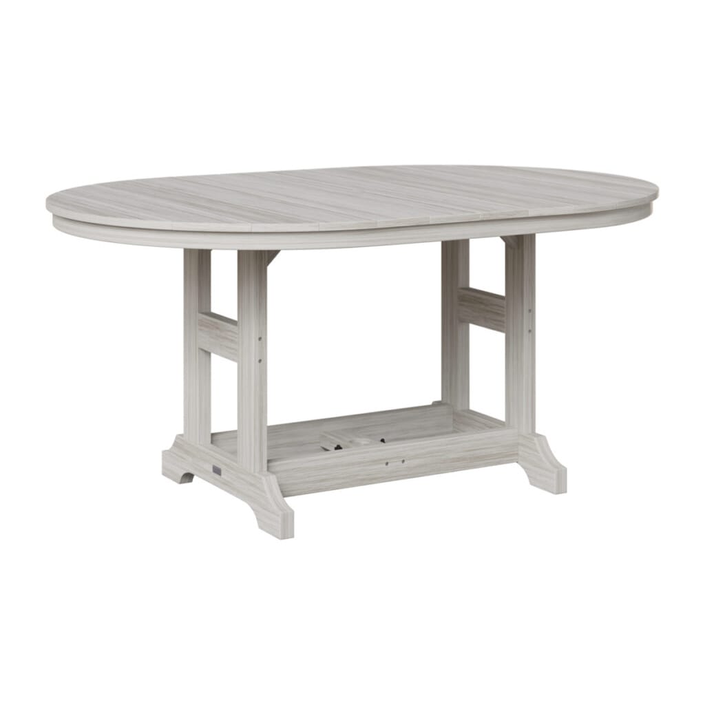 Berlin Gardens Poly Outdoor 64" Oblong Oval Bar Height Dining Table