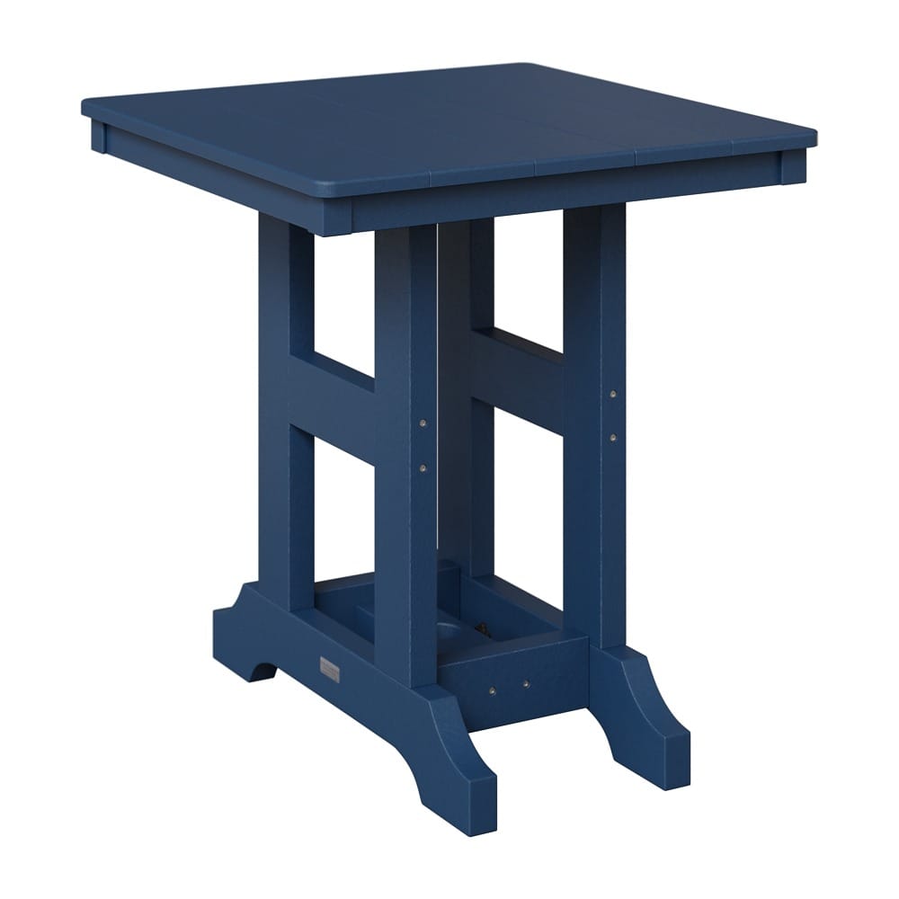 Berlin Gardens Outdoor Poly Counter Height Square Bistro Table