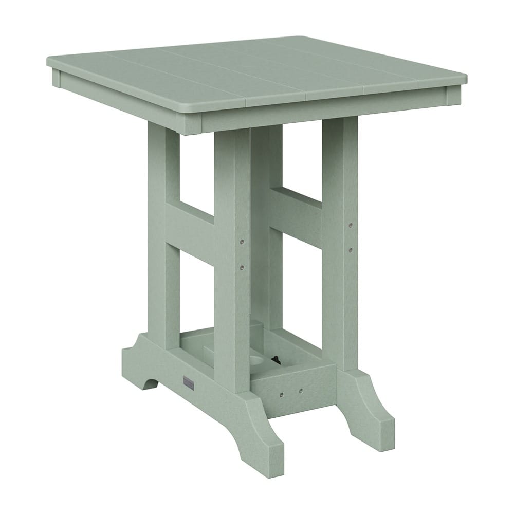 Berlin Gardens Outdoor Poly Counter Height Square Bistro Table