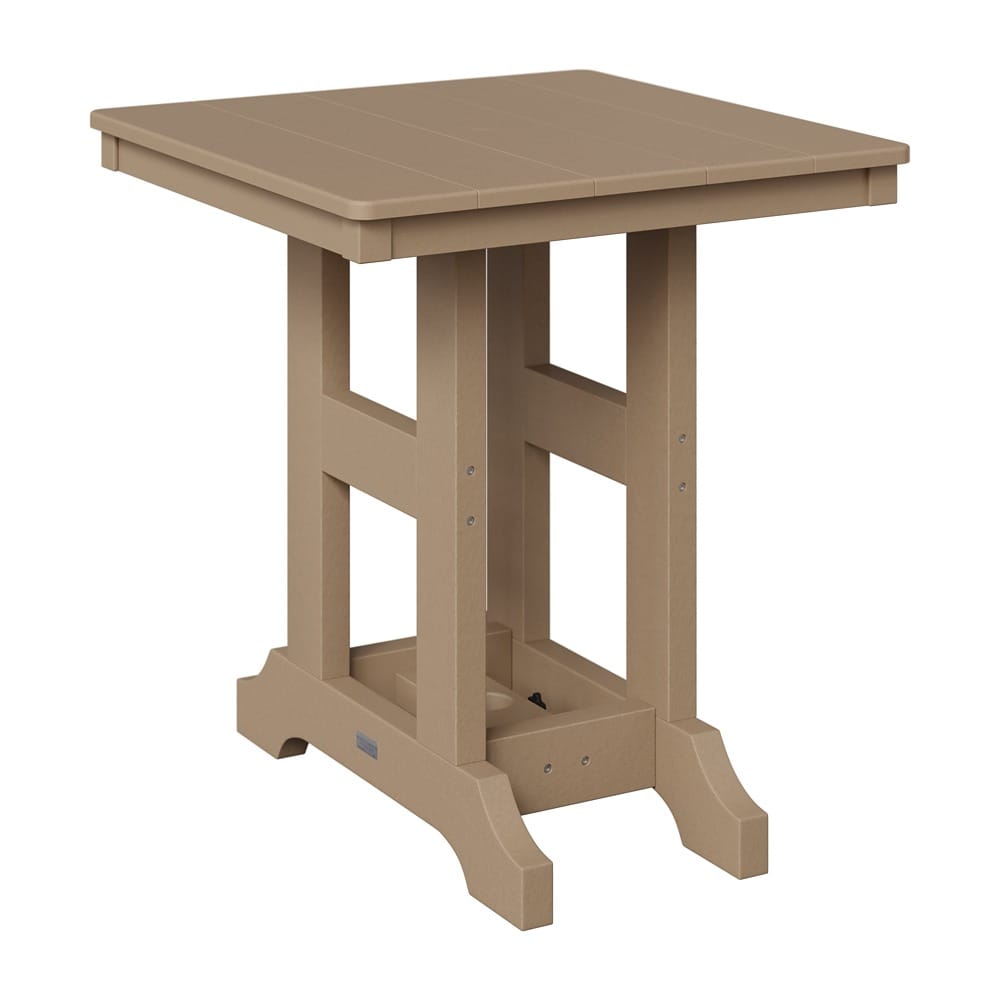 Berlin Gardens Outdoor Square Poly Dining Table