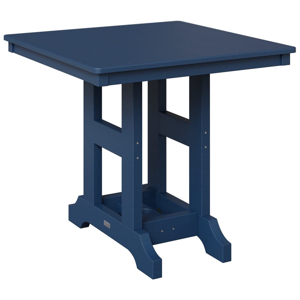Berlin Gardens Outdoor Poly Counter Height Square Bistro Table