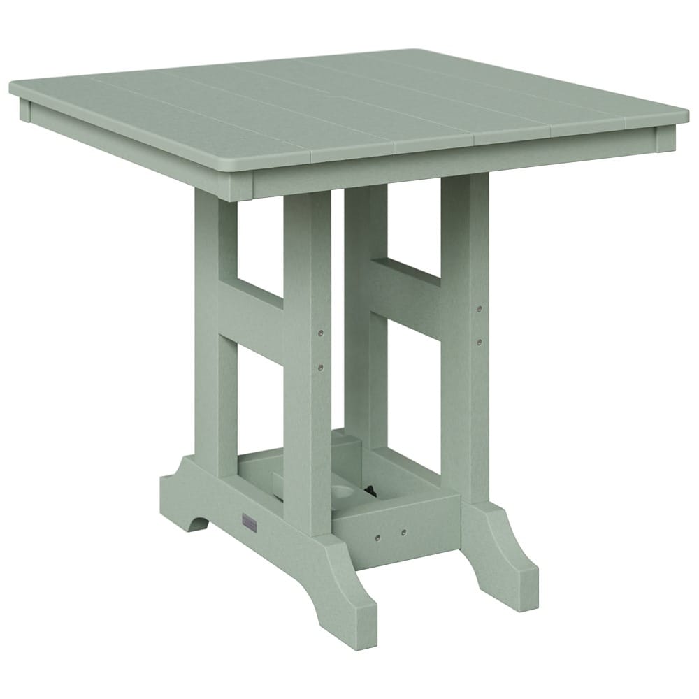 Berlin Gardens Outdoor Poly Counter Height Square Bistro Table