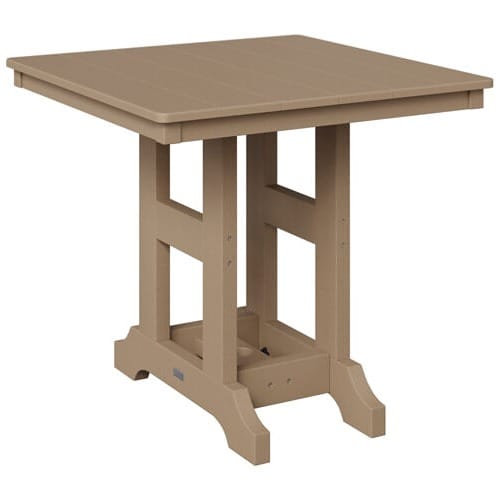 Berlin Gardens Outdoor Square Poly Dining Table