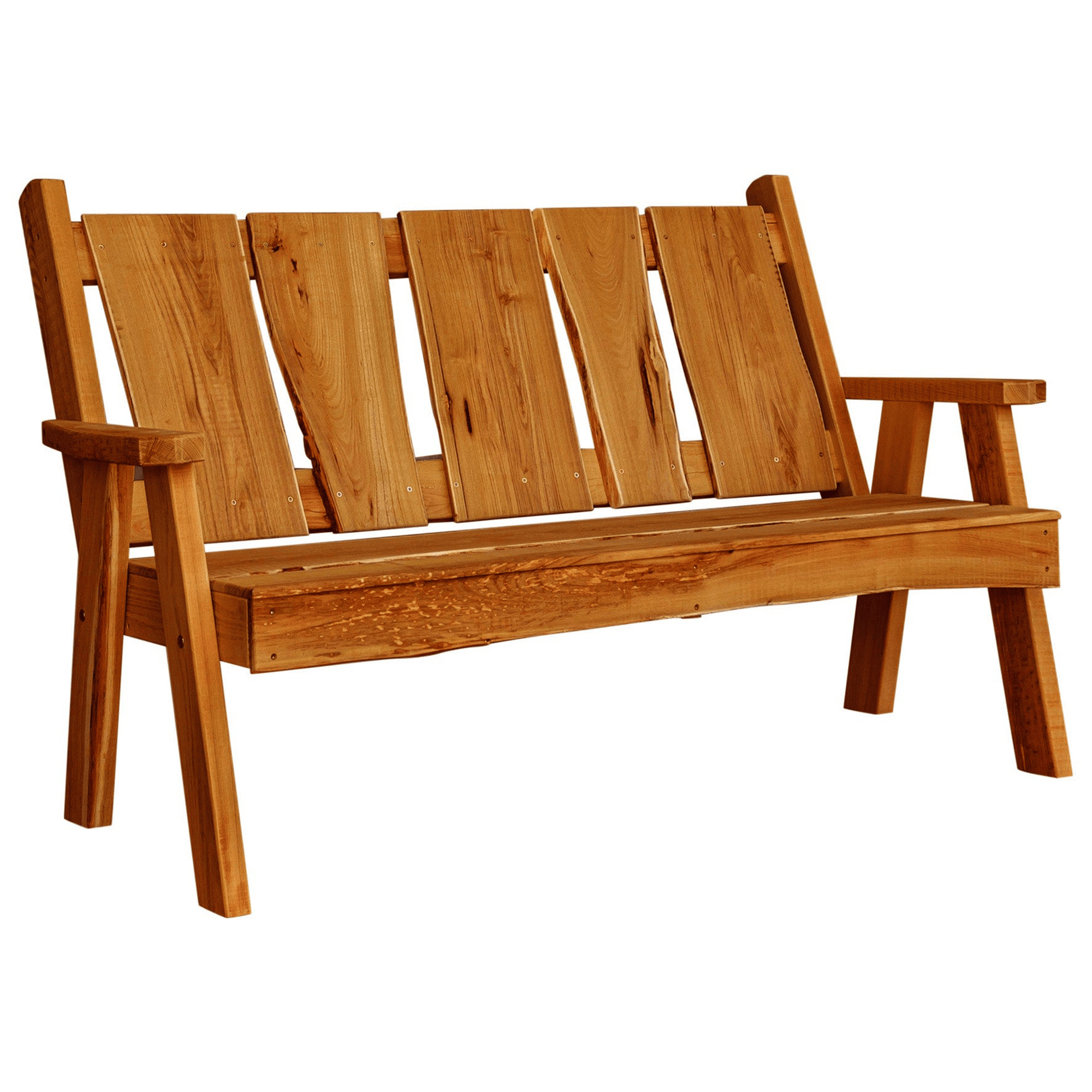 Keystone Amish Co. Palmer Live Edge Garden Bench