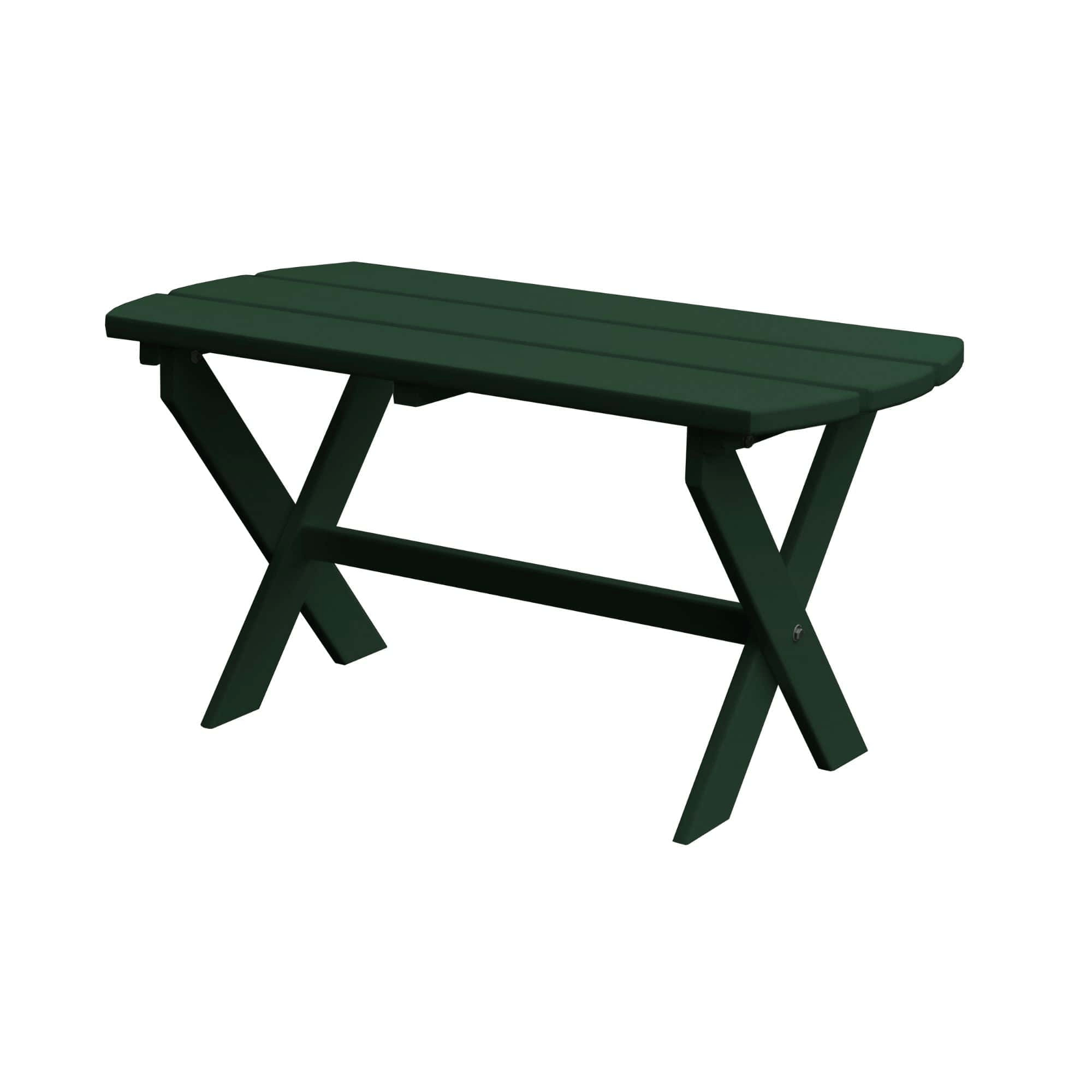 Keystone Amish Co. Poly Folding Oval Coffee Table