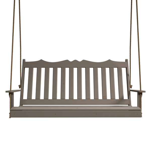 Keystone Amish Co. 6 Foot York Porch Swing, Olive Grey