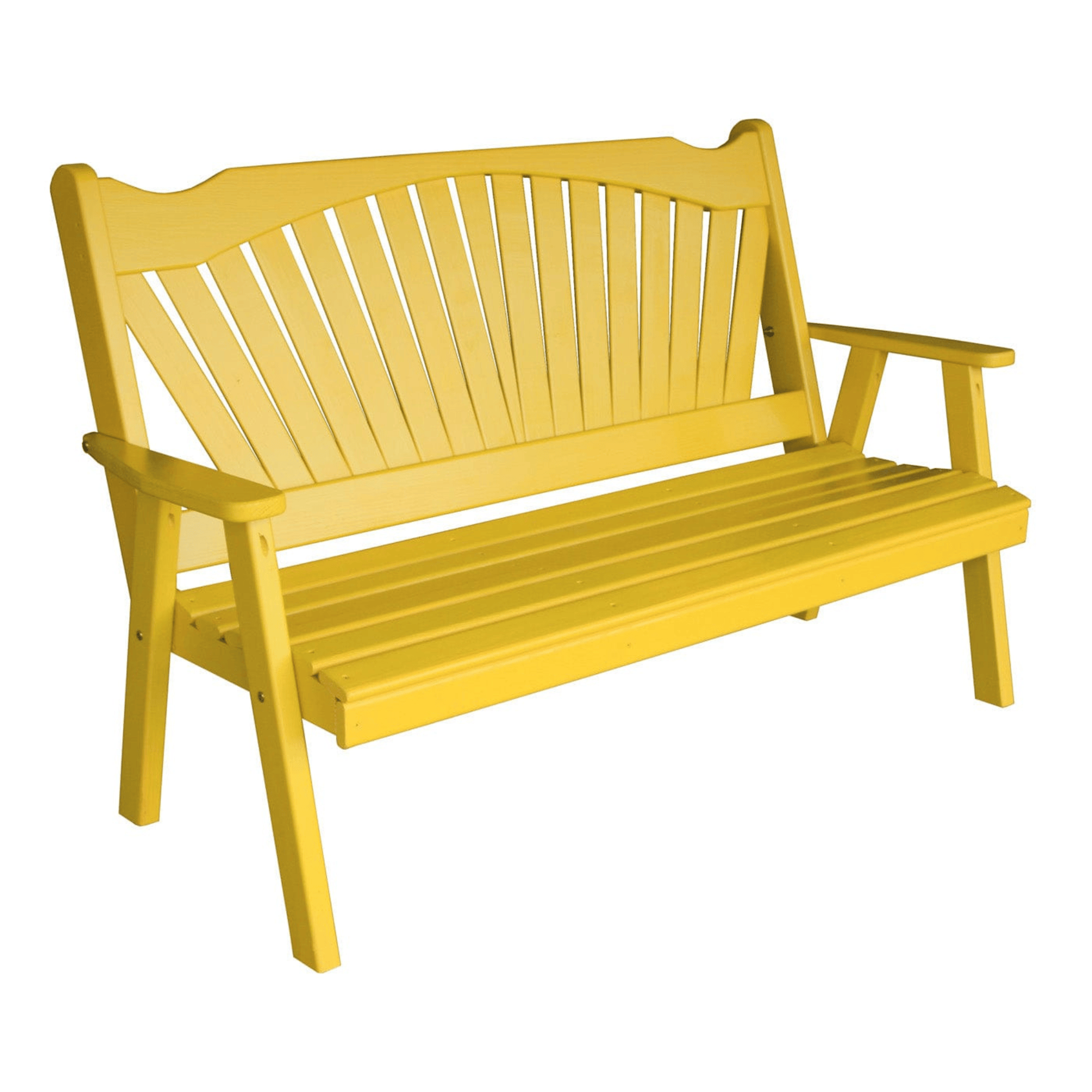 Keystone Amish Co. Sunburst Wooden Garden Bench