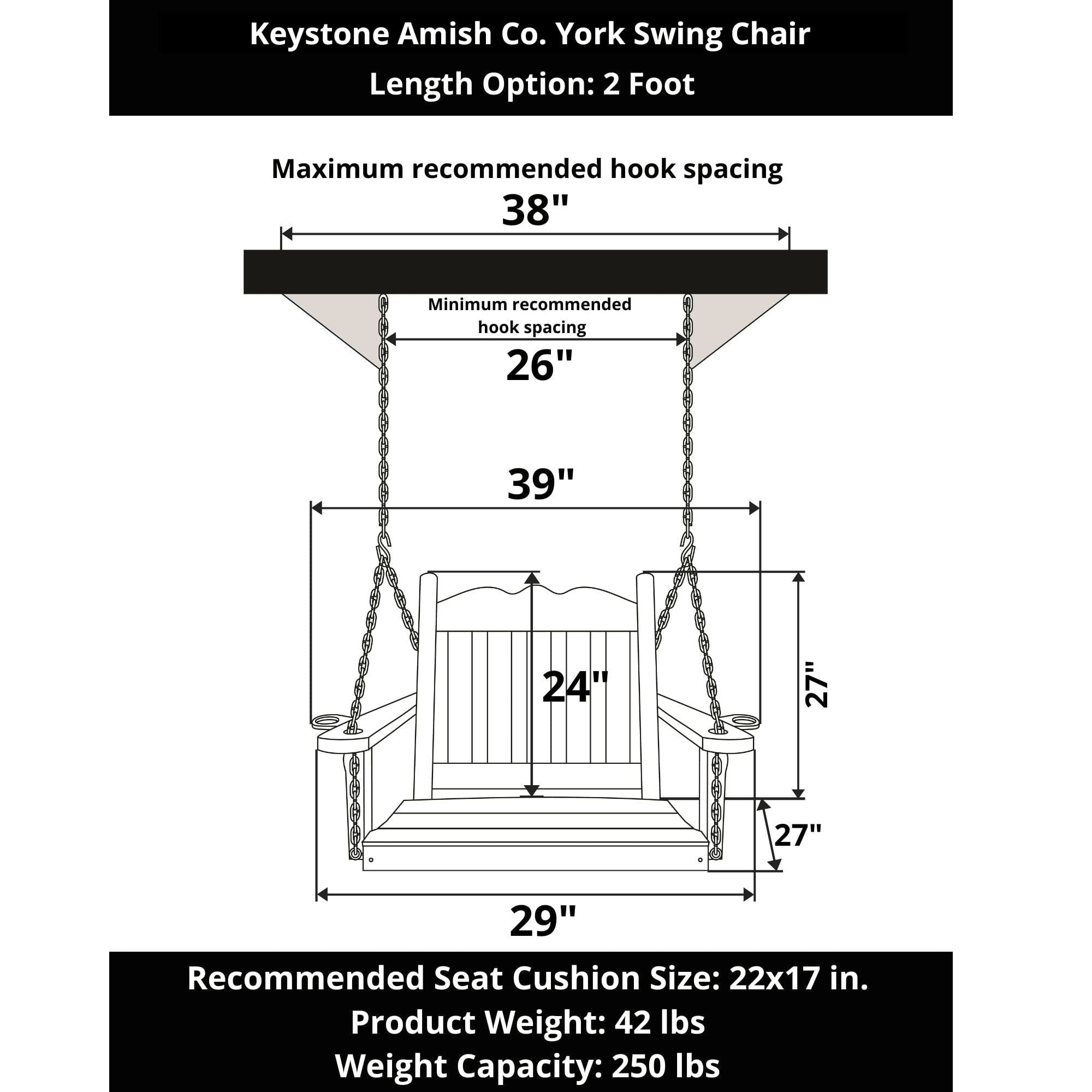 Keystone Amish Co. York Swing Chair